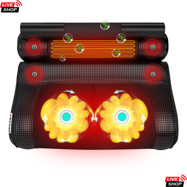 Універсальний масажер HotFlow InnoTech для спини, шиї та ніг з пультами (LS-7398) LS-7398 фото