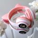 Беспроводные детские наушники Розовые Cat Ear LED InnoTech IN-8888 фото 6