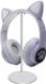 Беспроводные детские наушники Фиолетовые Cat Ear LED InnoTech IN-8887 фото 2