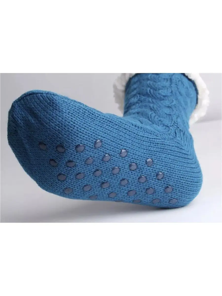 Теплые носки для дома Синие DreamHome Huggle socks DM-6402 фото