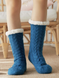 Теплые носки для дома Синие DreamHome Huggle socks DM-6402 фото 2