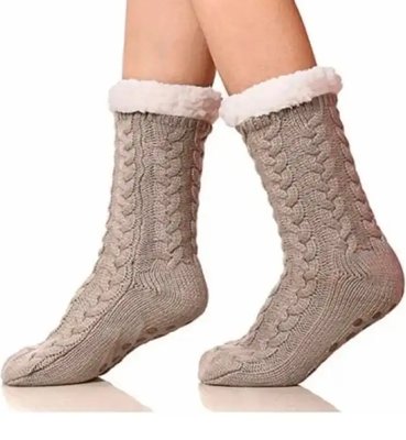 Теплі шкарпетки для дому Сірі DreamHome Huggle socks DM-6402 фото