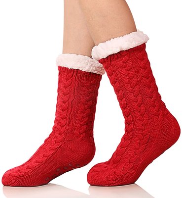 Теплі шкарпетки для дому Червоні DreamHome Huggle socks DM-6402 фото
