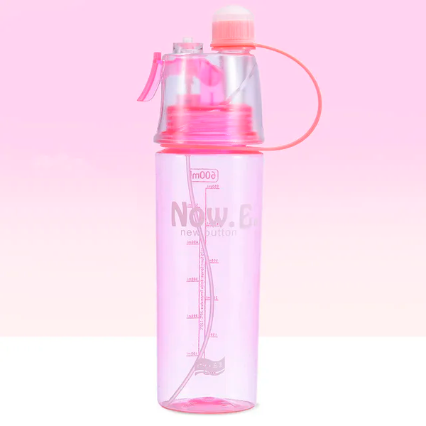 Спортивна спрей пляшка для води Рожева InnoTech New.B IT-8767P фото
