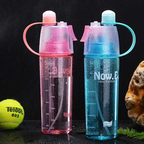 Спортивная спрей бутылка для воды Розовая InnoTech New.B IT-8767P фото