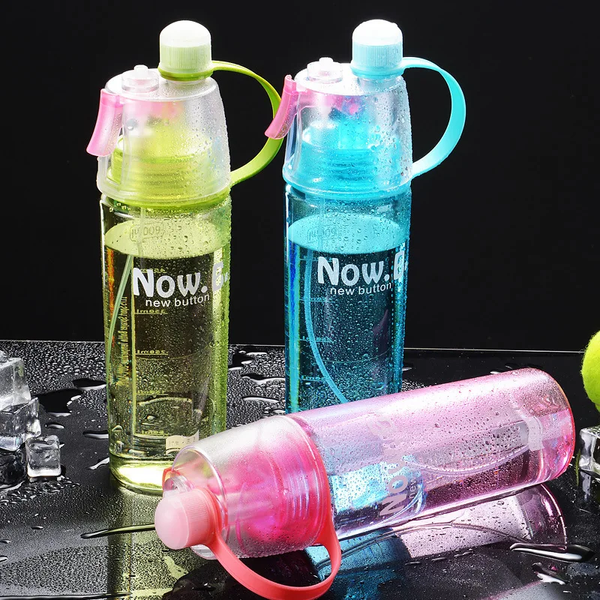 Спортивна спрей пляшка для води Зелена InnoTech New.B IT-8767P фото