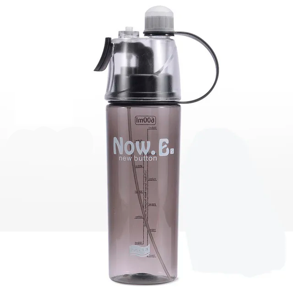 Спортивная спрей бутылка для воды Черная InnoTech New.B IT-8767P фото