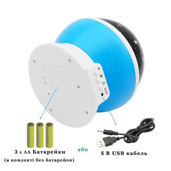 Проектор нічник зоряного неба дитячий DreamHome Q 3D DM-8001 фото